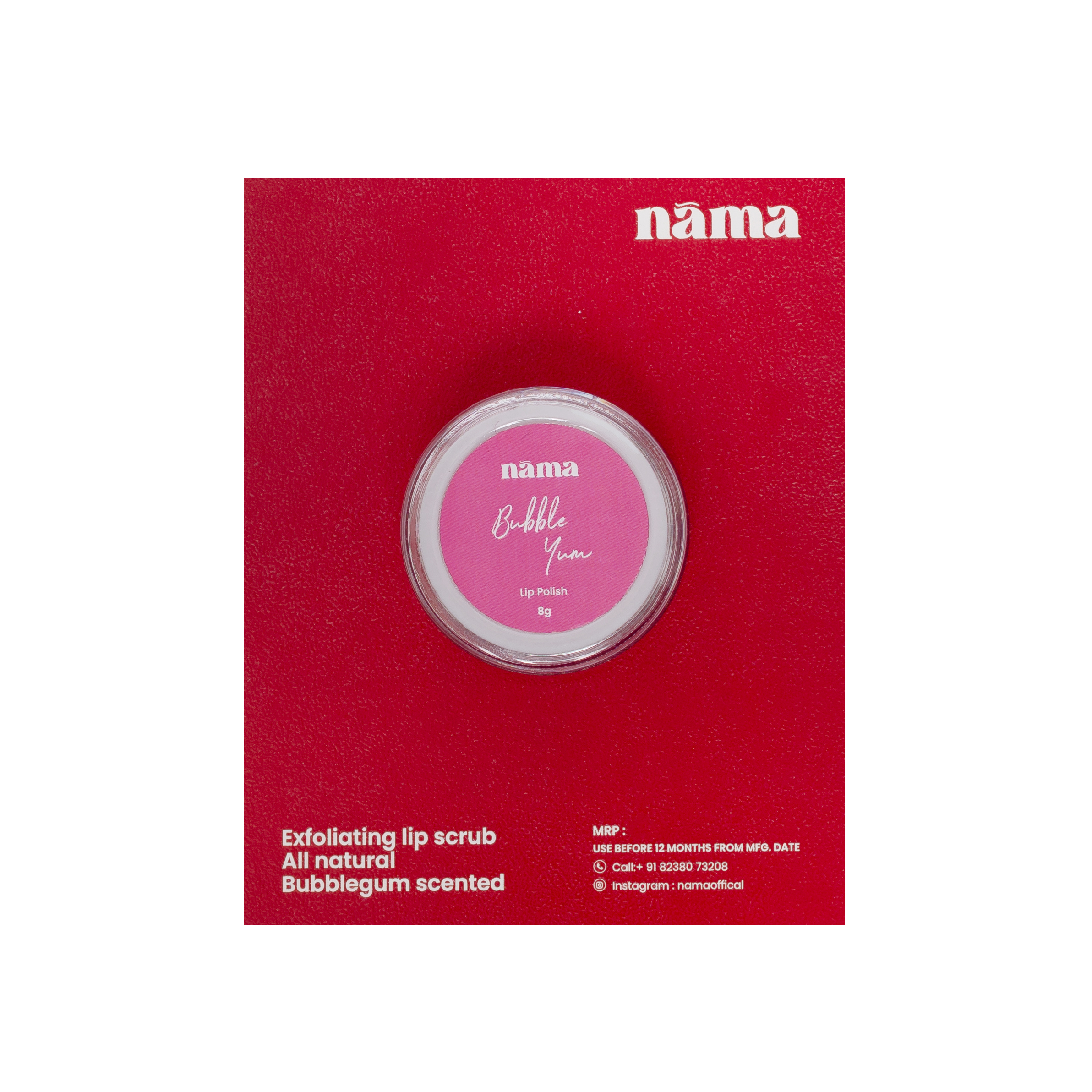 Exfoliating Lip Polish – Bubble Gum Scented